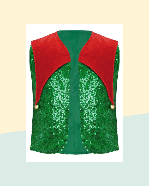 Gilet de Lutin à Sequins Enfant - photo premium Panoplia