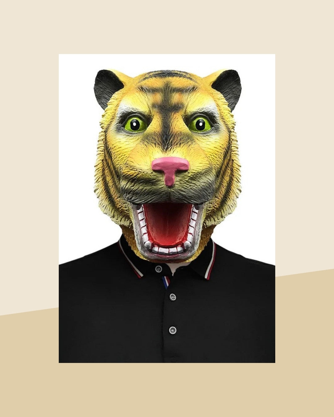 Masque de Tigre en Latex – photo premium