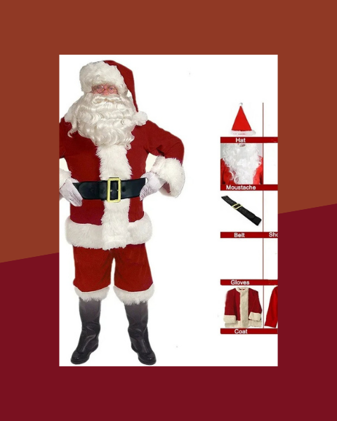 Costume Père Noël Deluxe Homme - photo premium Panoplia