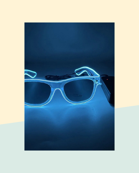 Lunettes LED Lumineuses Rave - photo premium Panoplia
