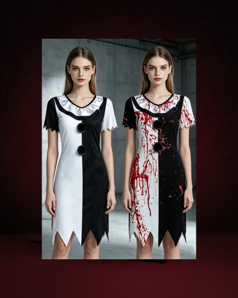 Robe Clown Effrayant Ensanglanté - photo premium Panoplia