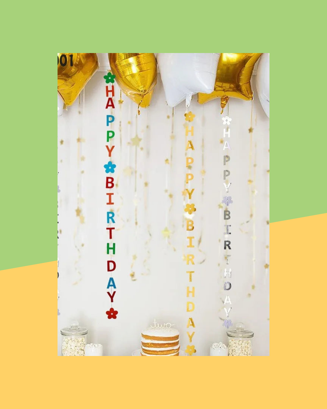 Banniere Guirlande Happy Birthday Accessoire Photo - photo premium Panoplia