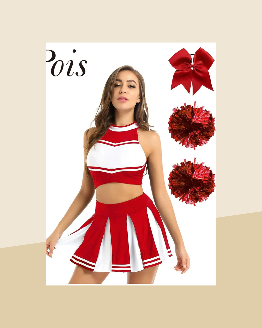 Déguisement Pom-Pom Girl pour Femme - visuel premium