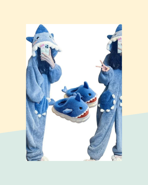 Combinaison Kigurumi Requin Femme - photo premium Panoplia
