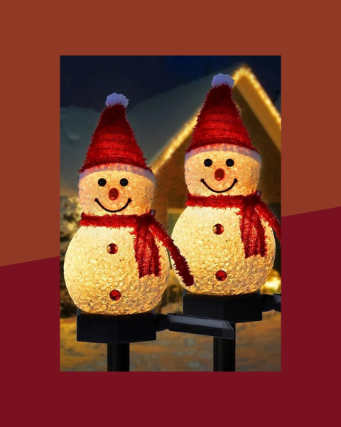 Guirlande lumineuse LED solaire extérieur Noël 2 - photo premium Panoplia