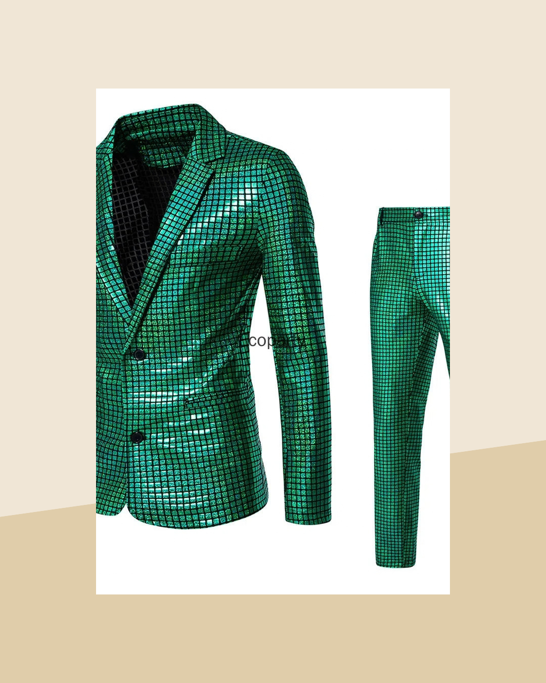 Combinaison Paillettes Disco Homme - photo premium Panoplia