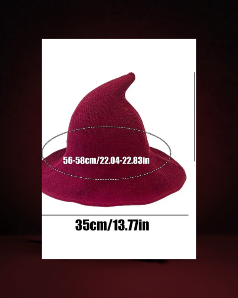 Chapeau de Sorcière Pliable Réglable - photo premium Panoplia