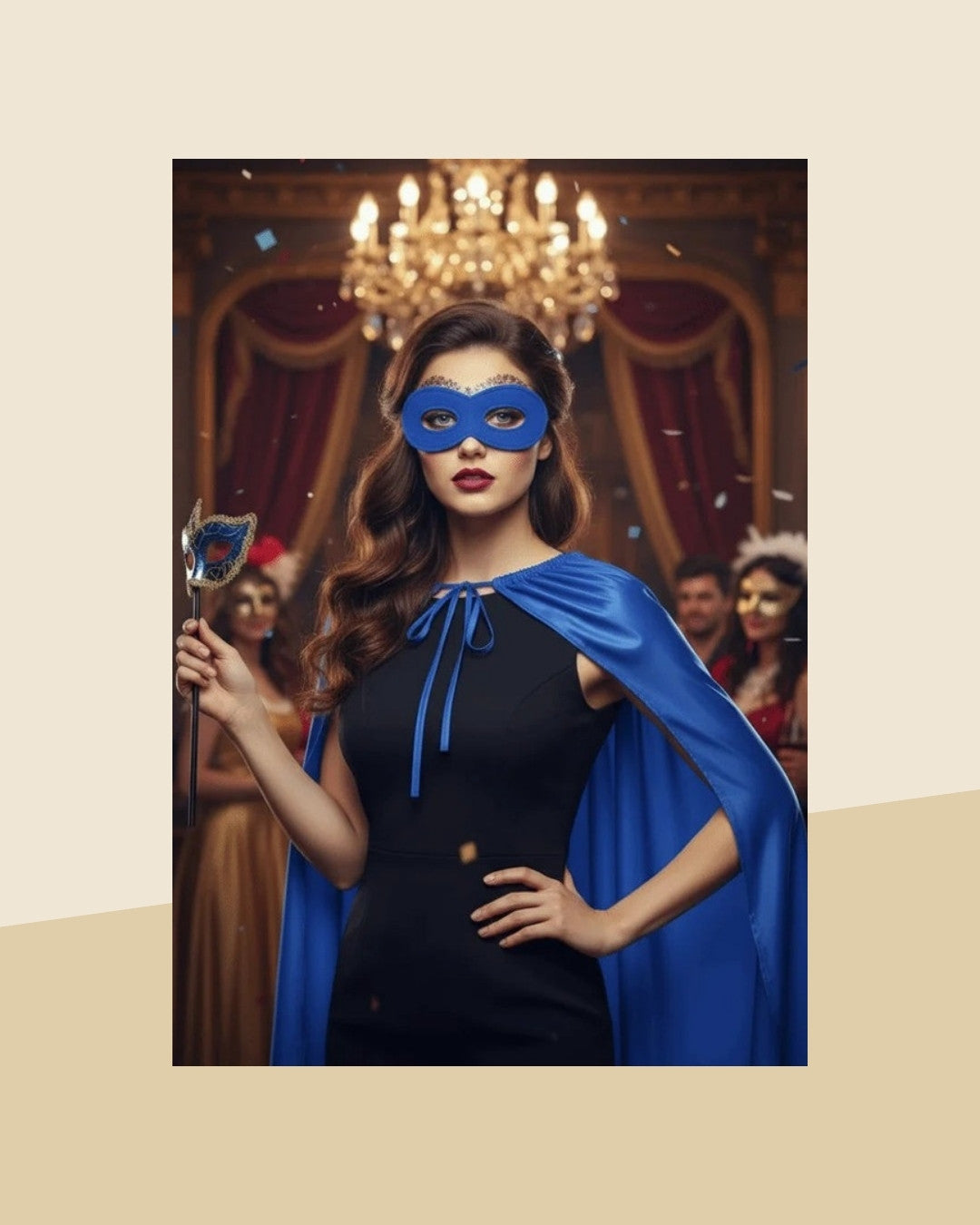 Cape de Super-Héros et Masque Réutilisables – photo premium