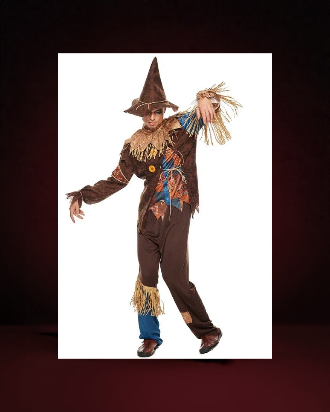 Costume d'Épouvantail Maléfique Homme - visuel premium