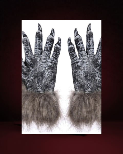Gants Griffes de Bête à Fourrure en Latex - photo premium Panoplia
