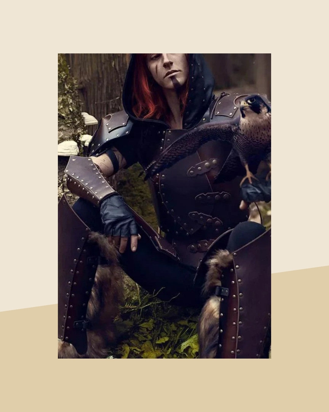 Jambières Chevalier Viking en Simili Cuir – photo premium Panoplia