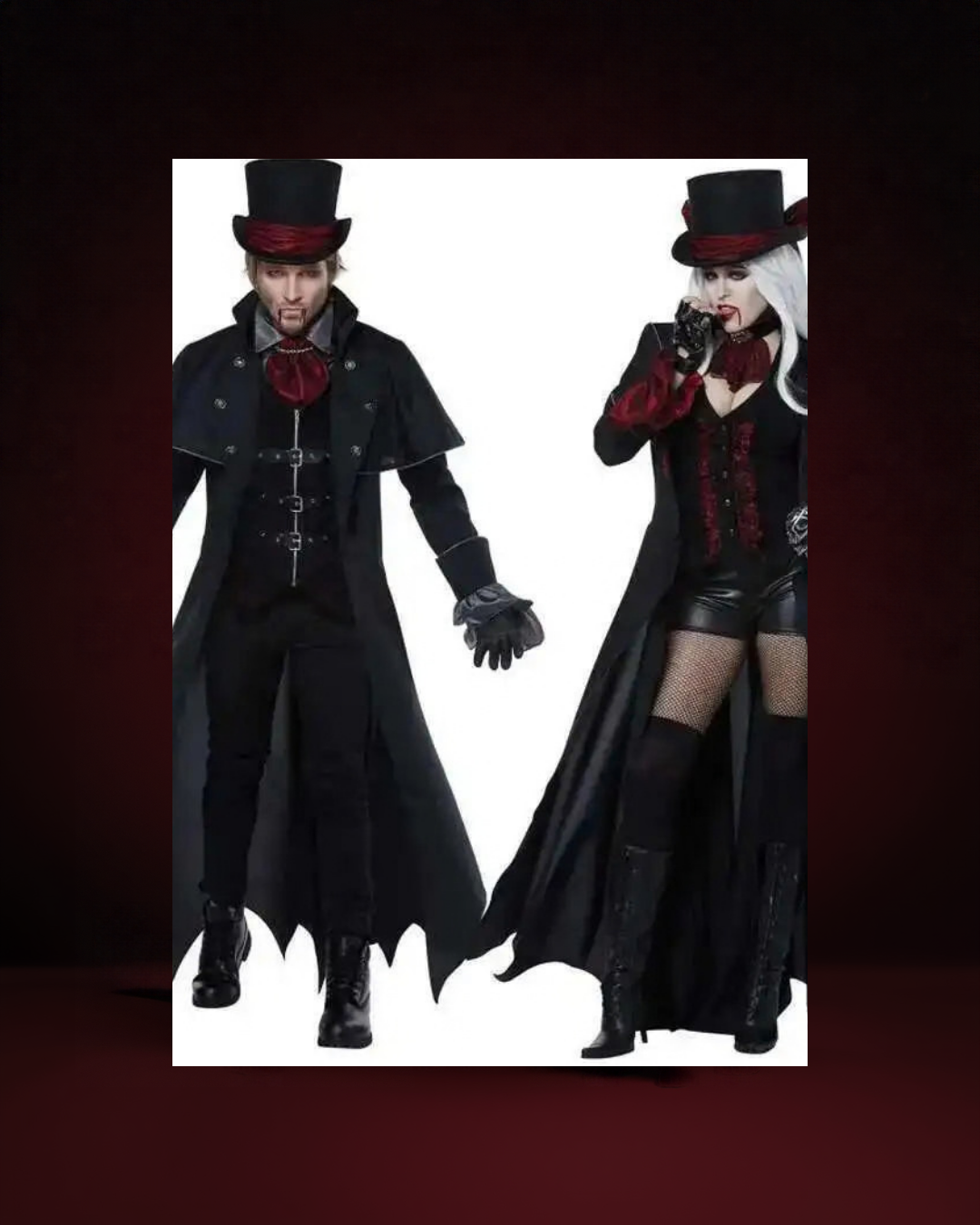 Kit Duo Déguisement Vampire Couple - visuel premium