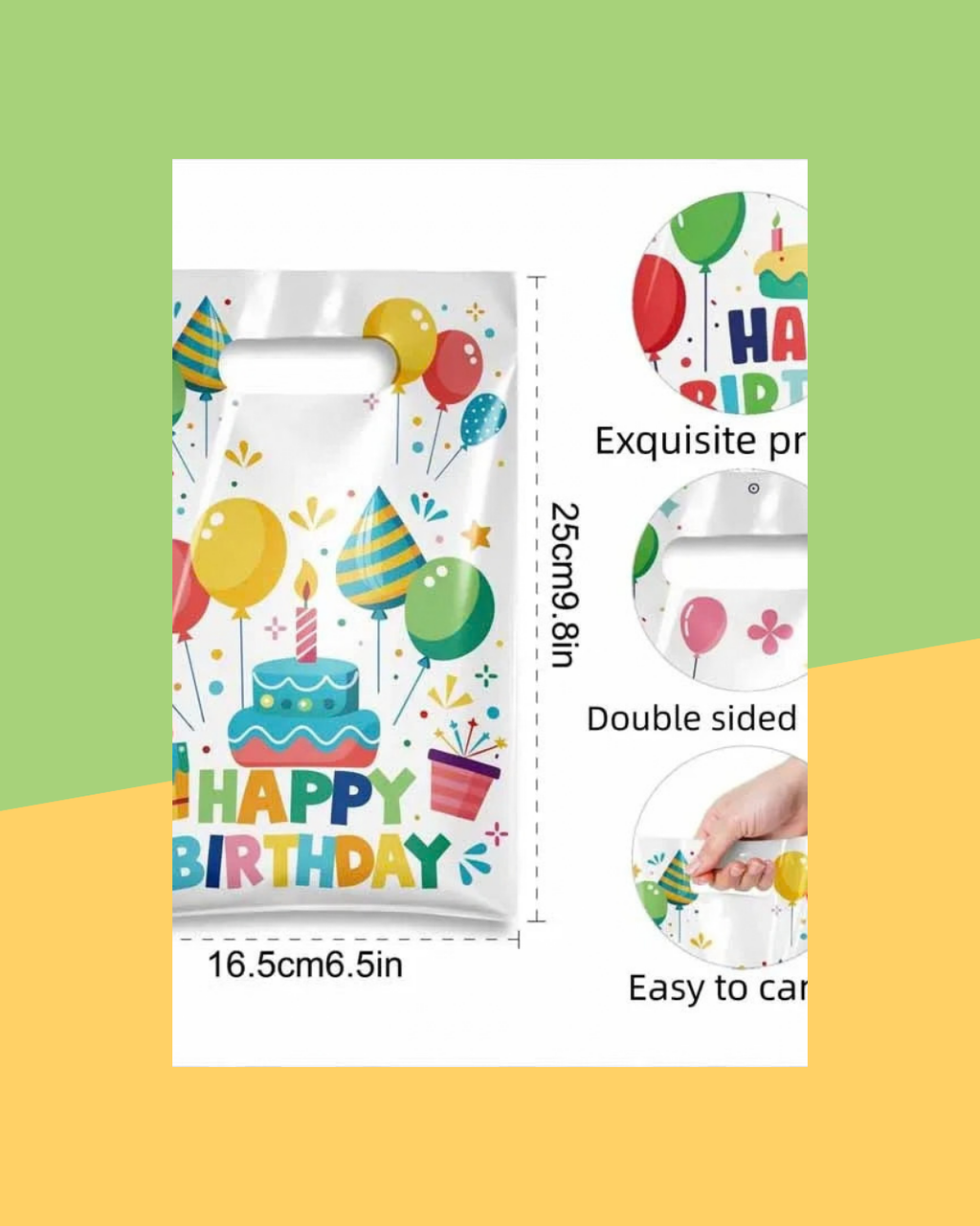 Lot de sacs cadeaux anniversaire enfant - photo premium Panoplia
