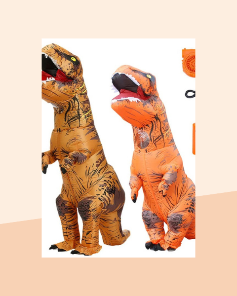 Déguisement Gonflable Tyrannosaure Adulte - photo premium Panoplia