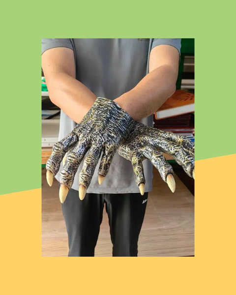 Gants Griffes de Loup-Garou en Latex - photo premium Panoplia