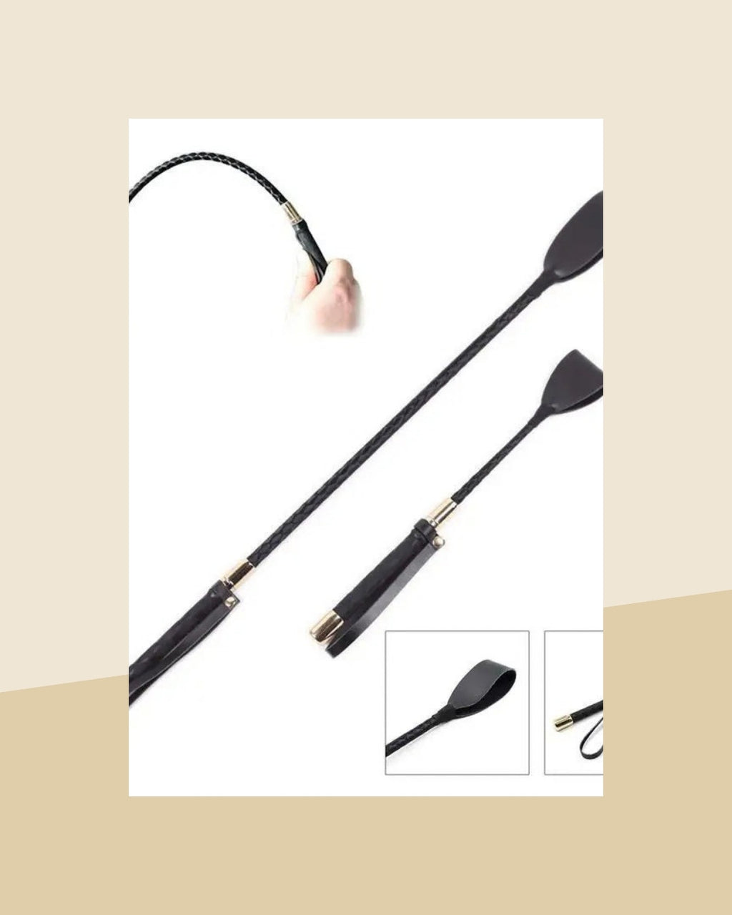 Cravache 30 à 54 cm – Accessoire de Déguisement – photo premium Panoplia