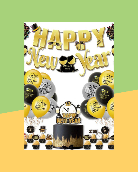 Kit Banderole et Ballons pour Nouvel An - photo premium Panoplia