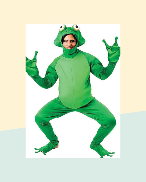 Combinaison Grenouille Verte Adulte avec Capuche - photo premium Panoplia