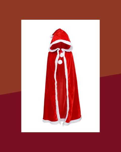 Cape Père Noël Longue à Capuche - photo premium Panoplia