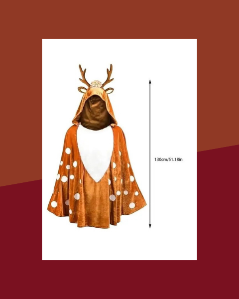 Cape de Biche avec Capuche à Bois - photo premium Panoplia