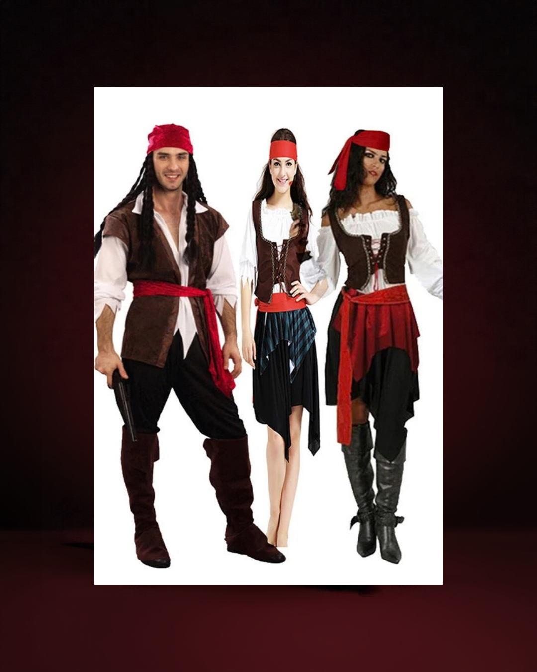 Déguisement Capitaine Pirate Gothique - Panoplia