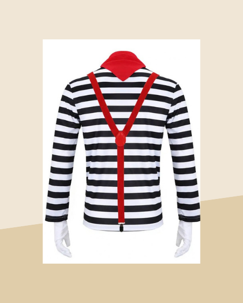 Haut de Mime Français Homme - photo premium Panoplia