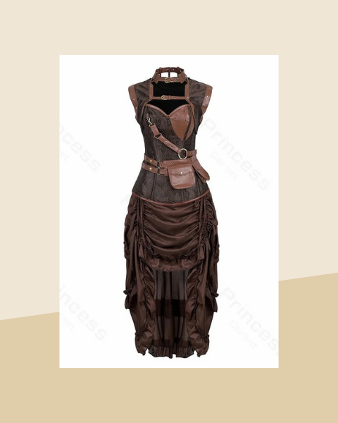 Robe Corset Pirate Punk Femme - photo premium Panoplia