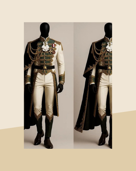 Costume de Prince Officier Steampunk Victorien Homme - photo premium Panoplia