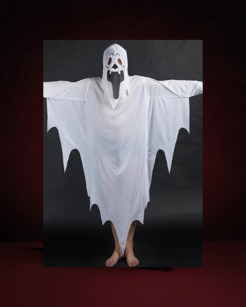 Déguisement Fantôme Blanc – Esprit de Maison Hantée - photo premium Panoplia