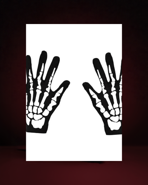 Gants Squelette Légers – Adulte et Enfant - photo premium Panoplia