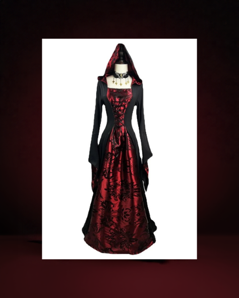 Robe Vampire Gothique à Capuche - photo premium Panoplia