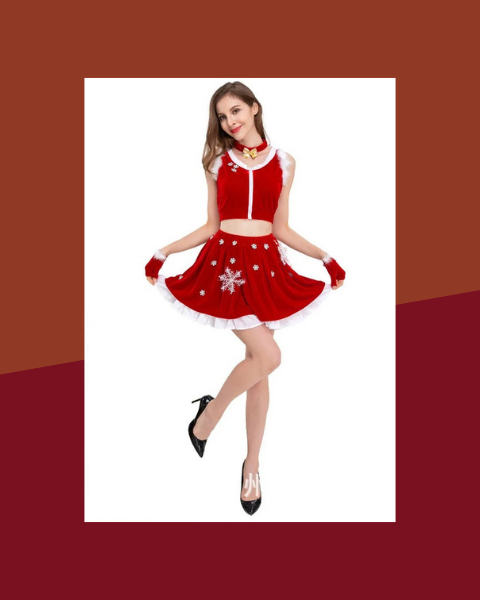 Robe Mère Noël Sexy de Fête - photo premium Panoplia