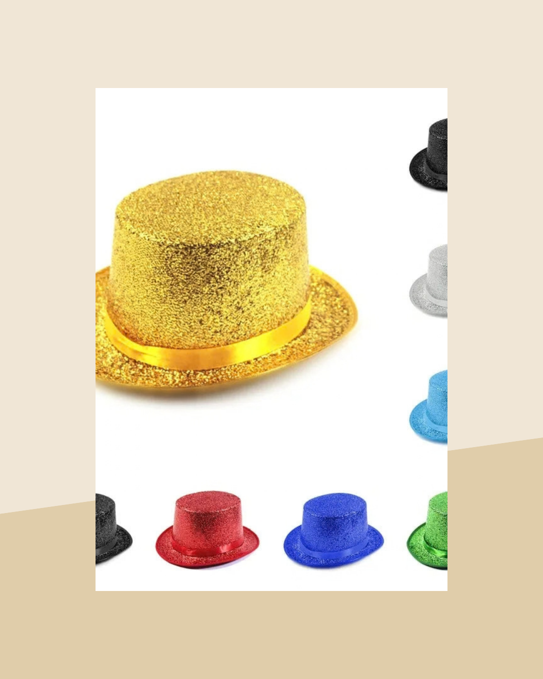 Chapeau Haut de Forme Pailleté - visuel premium