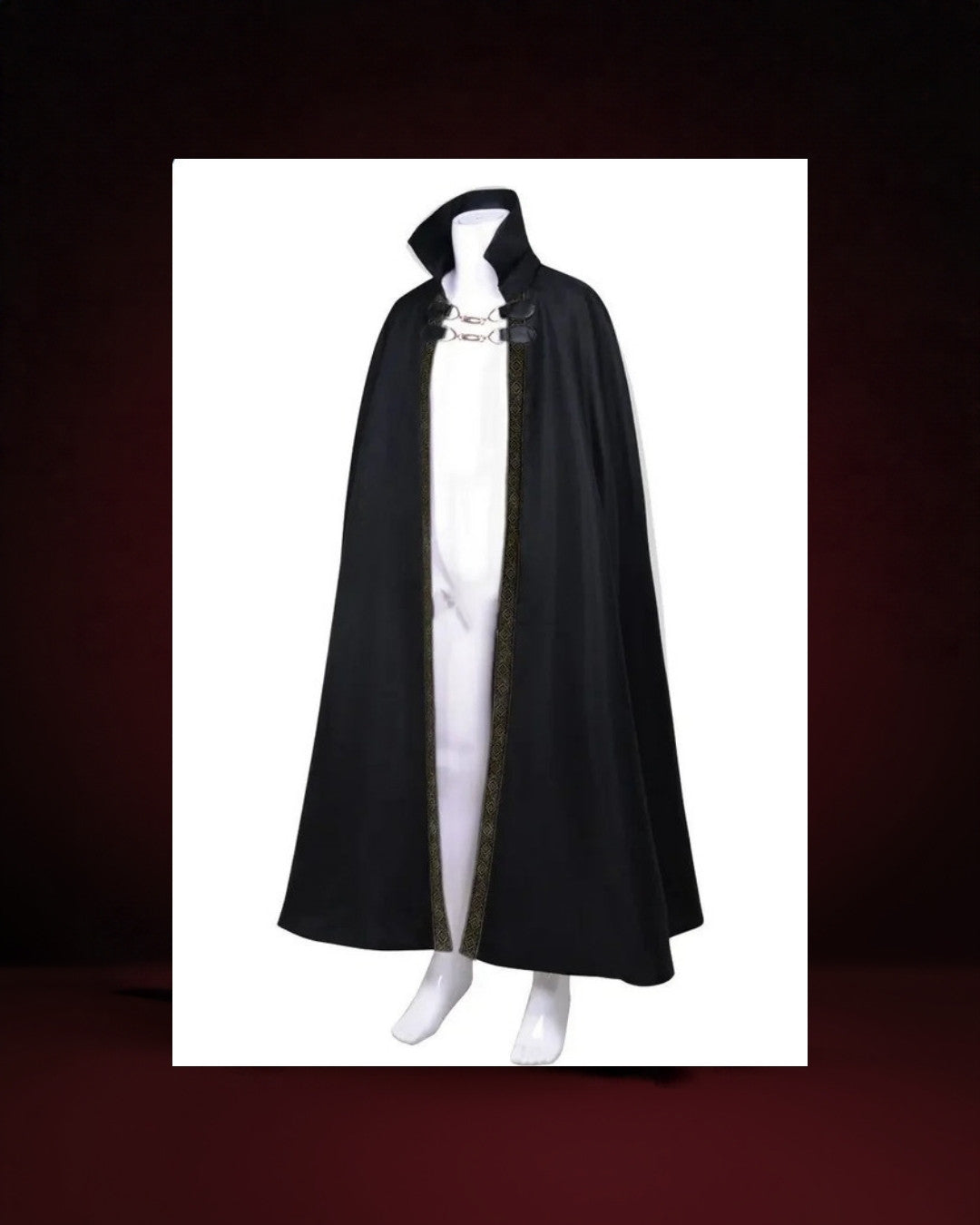 Cape Vampire Gothique à Chaîne Métal – photo premium Panoplia