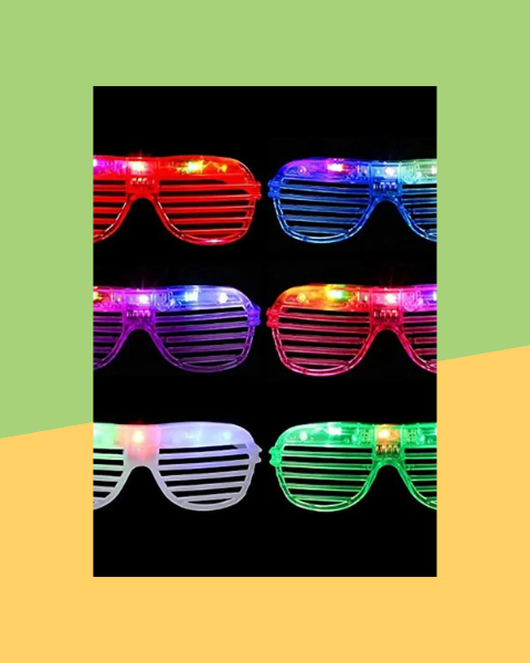 Lunettes LED Lumineuses de Fête - photo premium Panoplia