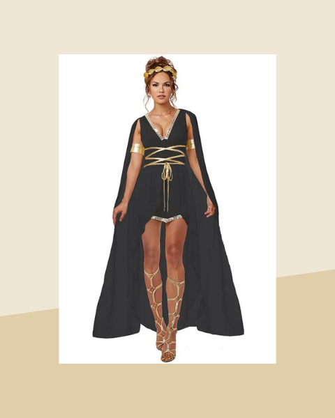 Robe Cléopâtre Athéna – Déguisement Déesse Antique - photo premium Panoplia