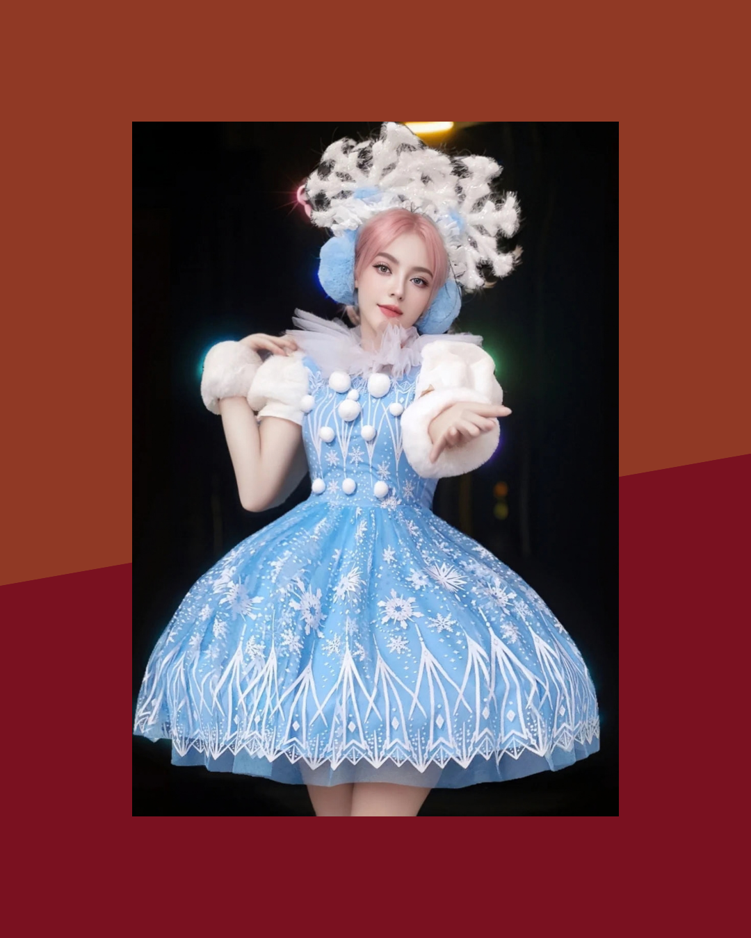 Déguisement Princesse des Neiges - visuel premium