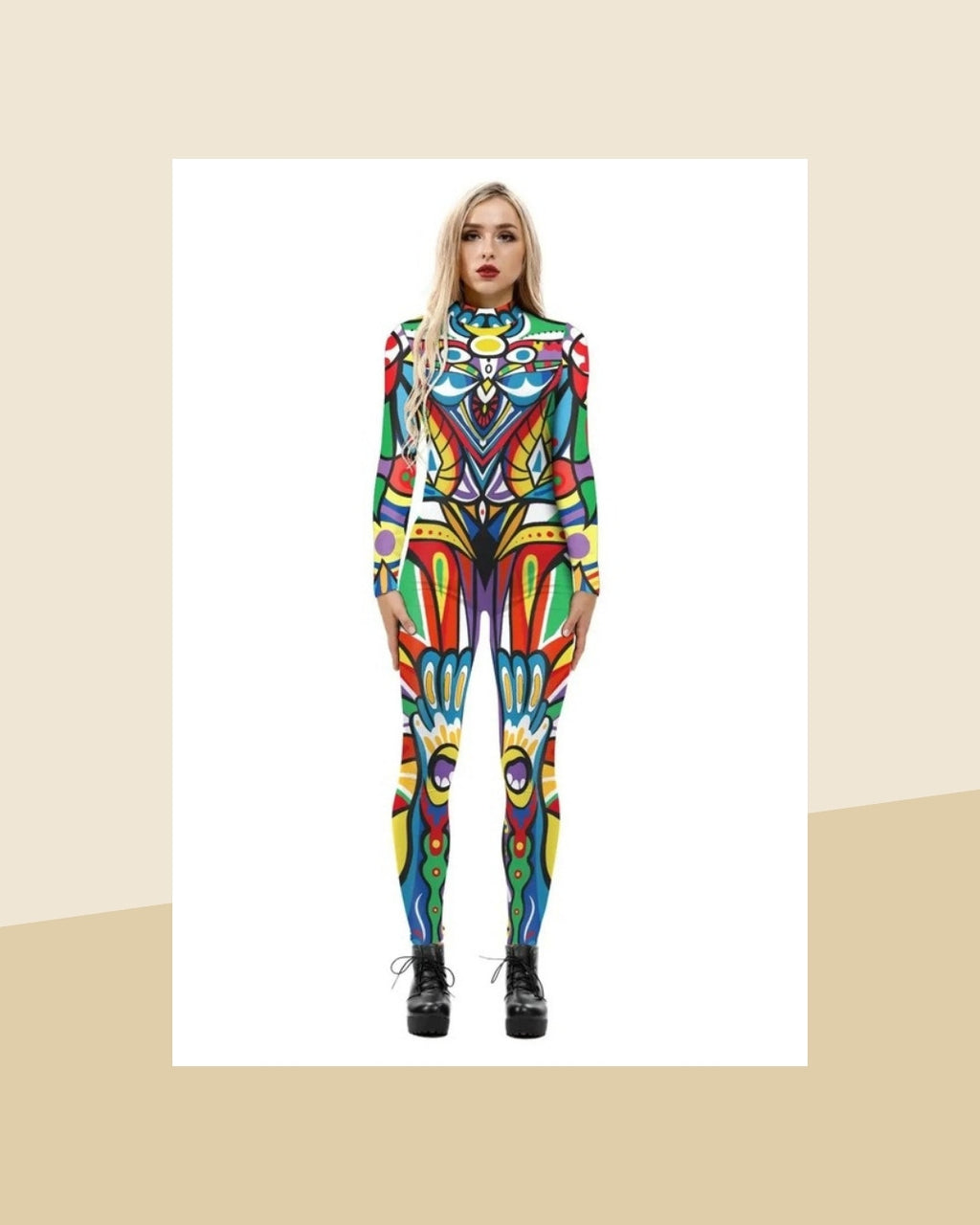 Body Tigre Camouflage Coloré Femme – photo premium Panoplia