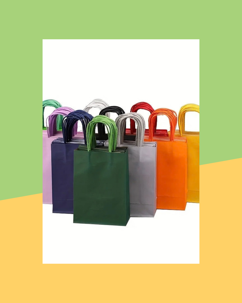 Sacs cadeaux anniversaire kraft reutilisables - photo premium Panoplia