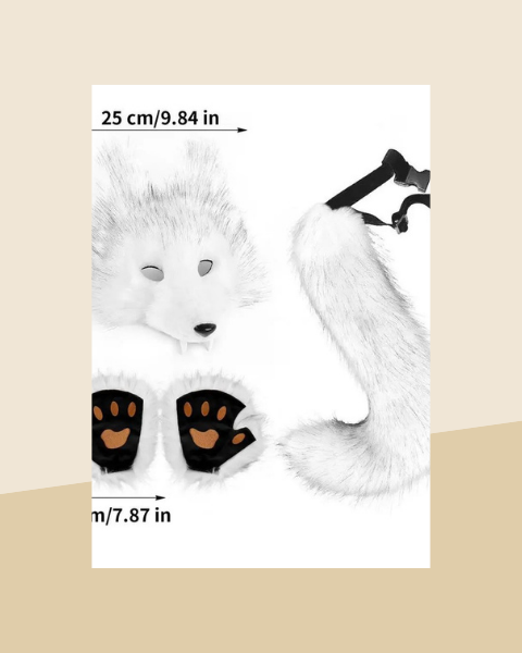 Kit Loup – Accessoires Fausse Fourrure Femme - photo premium Panoplia