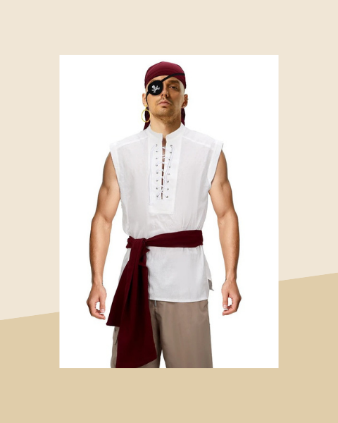 Déguisement Pirate Homme 5 Pièces - photo premium Panoplia