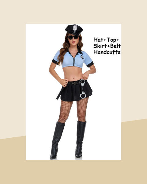 Déguisement Policière Sexy Adulte - photo premium Panoplia