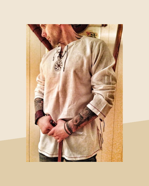 Tunique Chevalier Viking Médiéval Homme - photo premium Panoplia