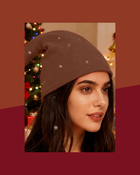 Bonnet de Fête de Noël Uni - photo premium Panoplia