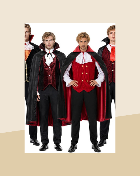 Costume Vampire Gentleman Homme – Ensemble avec Cape - photo premium Panoplia