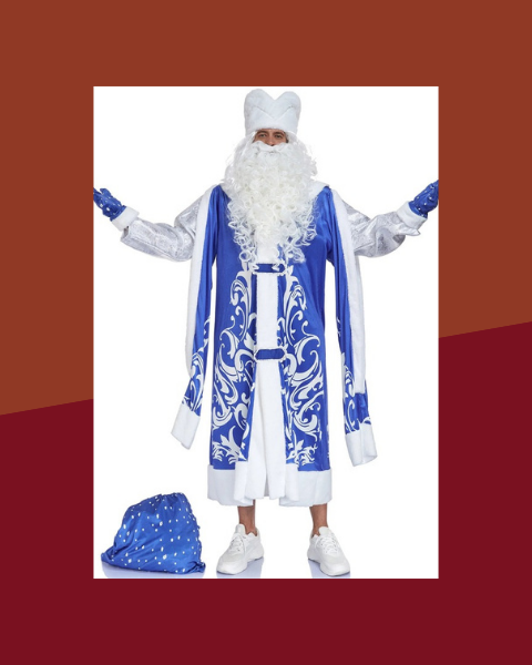 Costume de Père Noël Rouge ou Bleu - photo premium Panoplia