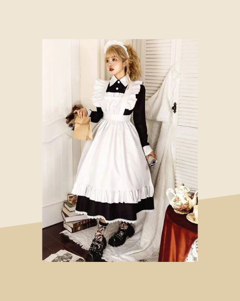 Robe de Soubrette avec Tablier - photo premium Panoplia