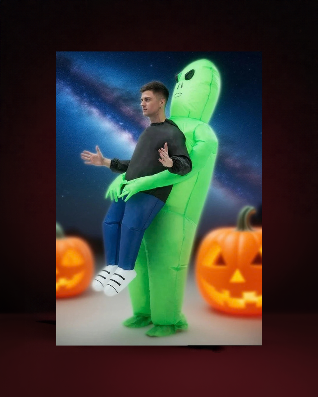 Déguisement Alien Gonflable Adulte - visuel premium