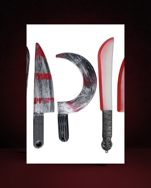 Kit Armes Ensanglantées Factices - photo premium Panoplia