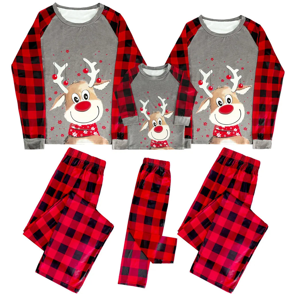 Pyjama Famille Assorti Renne de Noël